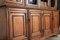 Large English Glazed Walnut Bookcase, 1870s 10