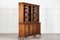 Large English Glazed Walnut Bookcase, 1870s 3