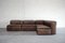 Vintage Modular WK 550 Leather Sofa Set by Ernst Martin Dettinger for WK Möbel, Set of 4 4