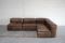Vintage Modular WK 550 Leather Sofa Set by Ernst Martin Dettinger for WK Möbel, Set of 4 6