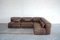 Vintage Modular WK 550 Leather Sofa Set by Ernst Martin Dettinger for WK Möbel, Set of 4, Image 1