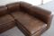 Vintage Modular WK 550 Leather Sofa Set by Ernst Martin Dettinger for WK Möbel, Set of 4 8