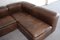 Vintage Modular WK 550 Leather Sofa Set by Ernst Martin Dettinger for WK Möbel, Set of 4, Image 8