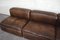 Vintage Modular WK 550 Leather Sofa Set by Ernst Martin Dettinger for WK Möbel, Set of 4, Image 7