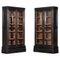 English Ebonised Glazed Oak Bookcase, 1890s, Image 1