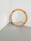 Scandinavian Round Pine Mirror, 1970s 2