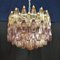 Art Deco Style Polyhedron Murano Glass Chandelier in the style of Venini, 1960s 12