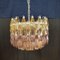 Art Deco Style Polyhedron Murano Glass Chandelier in the style of Venini, 1960s 17