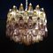 Art Deco Style Polyhedron Murano Glass Chandelier in the style of Venini, 1960s 4