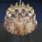 Art Deco Style Polyhedron Murano Glass Chandelier in the style of Venini, 1960s 24