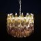 Art Deco Style Polyhedron Murano Glass Chandelier in the style of Venini, 1960s 23