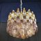 Art Deco Style Polyhedron Murano Glass Chandelier in the style of Venini, 1960s 3