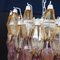 Art Deco Style Polyhedron Murano Glass Chandelier in the style of Venini, 1960s 6