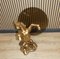 Small Gilt Horse Coffee Table with Smoked Glass Top, 1970s, Image 9