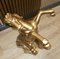 Small Gilt Horse Coffee Table with Smoked Glass Top, 1970s, Image 10