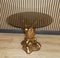Small Gilt Horse Coffee Table with Smoked Glass Top, 1970s, Image 2