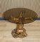 Small Gilt Horse Coffee Table with Smoked Glass Top, 1970s, Image 4