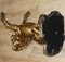 Small Gilt Horse Coffee Table with Smoked Glass Top, 1970s, Image 11