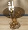Small Gilt Horse Coffee Table with Smoked Glass Top, 1970s, Image 7