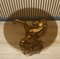 Small Gilt Horse Coffee Table with Smoked Glass Top, 1970s, Image 1