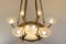 Large Art Deco Bronze Chandelier by Maurice Dufrene and Daum Nancy, 1920s 15