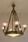 Large Art Deco Bronze Chandelier by Maurice Dufrene and Daum Nancy, 1920s 13