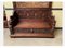 Antique Walnut Bench, 1880s, Image 3