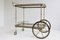 French Brass Bar Cart from Maison Baguès, 1950s, Image 8