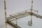 French Brass Bar Cart from Maison Baguès, 1950s, Image 7