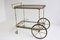 French Brass Bar Cart from Maison Baguès, 1950s, Image 9