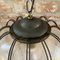 Mid-Century Frosted Pulegoso Glass Pendant attributed to Angelo Lelli for Aredoluce, Italy, 1950s 9