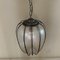 Mid-Century Frosted Pulegoso Glass Pendant attributed to Angelo Lelli for Aredoluce, Italy, 1950s 18