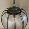 Mid-Century Frosted Pulegoso Glass Pendant attributed to Angelo Lelli for Aredoluce, Italy, 1950s 17