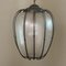 Mid-Century Frosted Pulegoso Glass Pendant attributed to Angelo Lelli for Aredoluce, Italy, 1950s 20