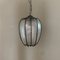 Mid-Century Frosted Pulegoso Glass Pendant attributed to Angelo Lelli for Aredoluce, Italy, 1950s 16