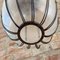 Mid-Century Frosted Pulegoso Glass Pendant attributed to Angelo Lelli for Aredoluce, Italy, 1950s 13