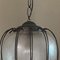 Mid-Century Frosted Pulegoso Glass Pendant attributed to Angelo Lelli for Aredoluce, Italy, 1950s 21