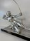 Salvatore Melani, Art Deco Diana the Huntress Sculpture, Silver Leaf Sculpture, 1930s 8