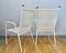 Vintage Spaghetti Garden Chairs in White in the style of Mauser, 1960s, Set of 2, Image 1