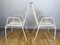 Vintage Spaghetti Garden Chairs in White in the style of Mauser, 1960s, Set of 2, Image 6