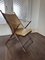Vintage Klappstuhl aus Lederimitat aus Bambus, Maison Jansen zugeschrieben, 1950er 3