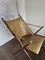 Vintage Klappstuhl aus Lederimitat aus Bambus, Maison Jansen zugeschrieben, 1950er 8
