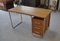 Bauhaus Desk in Chrome Tube and Oak by Kovona, 1960s 12
