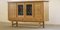 Danish Glass Oak High Sideboard by Henning Henry Kjaernulf, 1960s 1