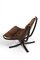 Vintage Brown Leather Falcon Lounge Chair by Sigurd Ressell for Vatne Møbler, Norway, 1970s, Image 7
