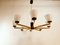 Vintage Chandelier with Glass Cones 4