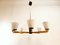 Vintage Chandelier with Glass Cones 10
