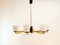 Vintage Chandelier with Glass Cones 1