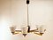 Vintage Chandelier with Glass Cones 16
