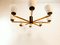 Vintage Chandelier with Glass Cones 11